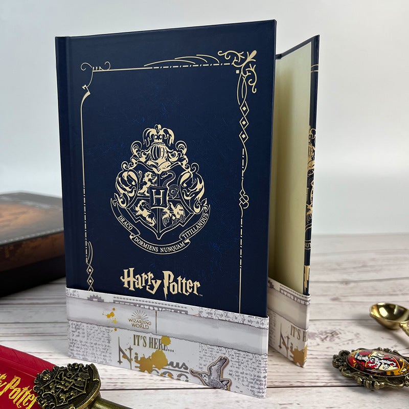 Harry Potter Notebook Hardcover Diary Harry Potter College Peripheral Notebook Students Retro Hand Account Gift - Image 5